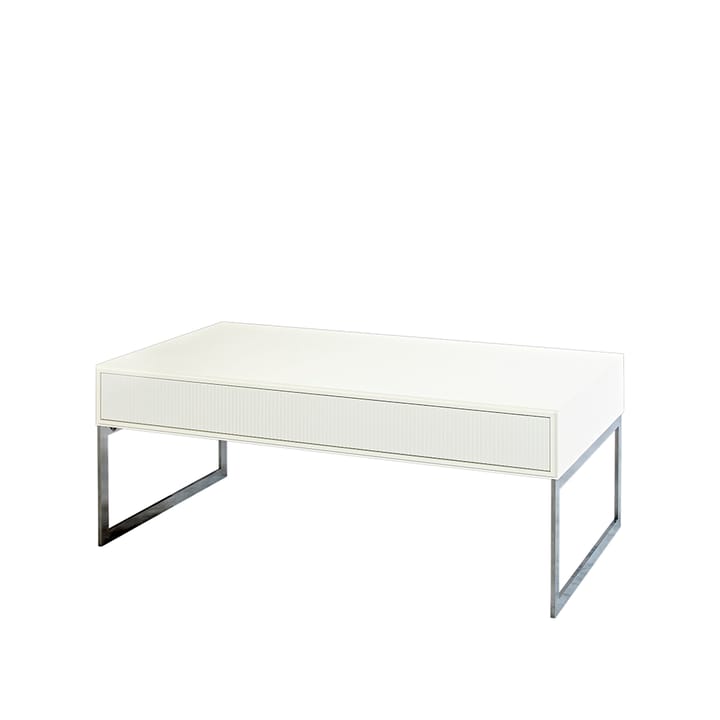 Line soffbord - white, 130x80cm, kromben - Englesson