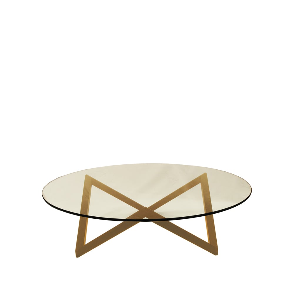 Englesson Sirius soffbord ek brunolja, glasskiva | Skandinavisk Design | Soffbord | Beige