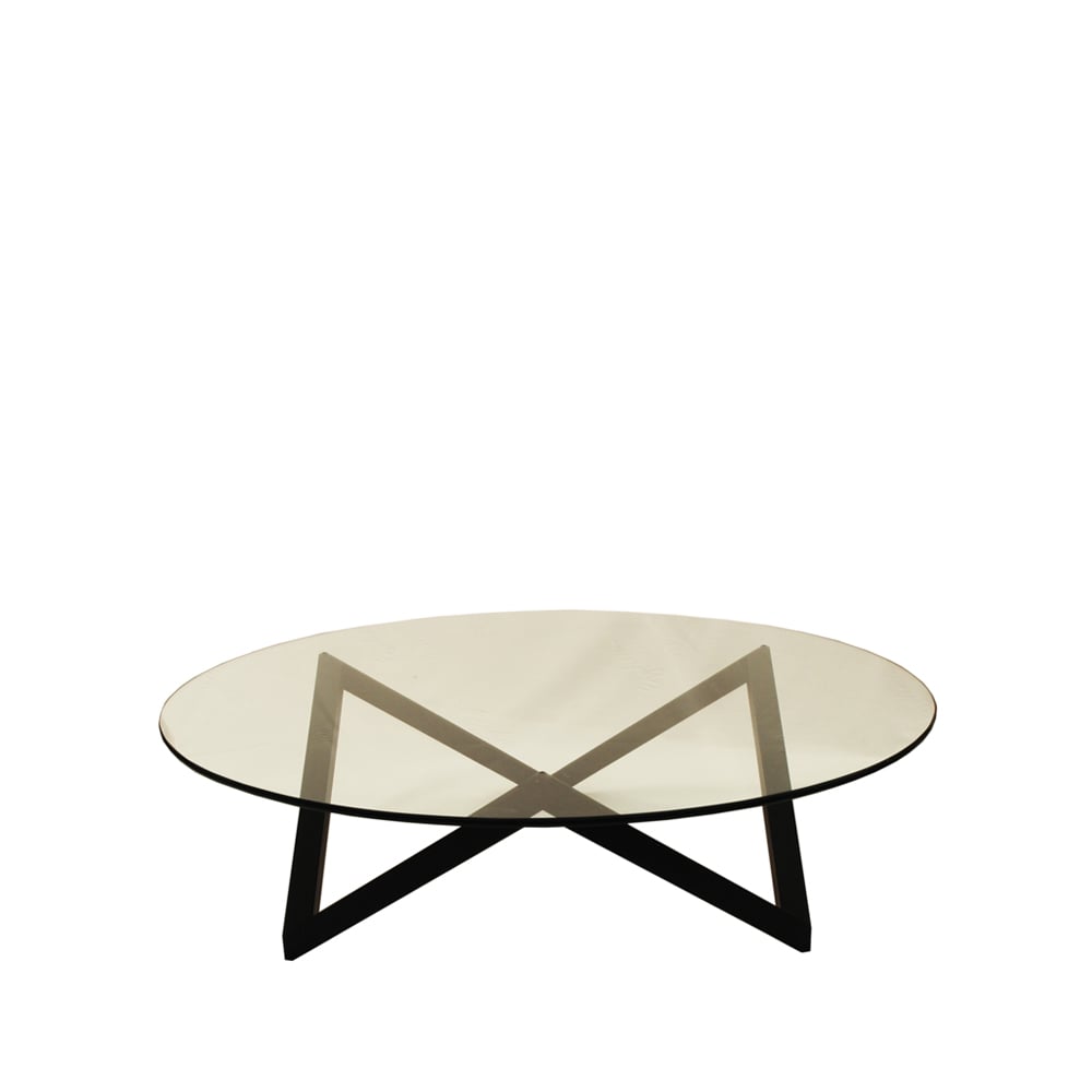 Englesson Sirius soffbord mörk bets ek, glasskiva | Skandinavisk Design | Soffbord | Brun
