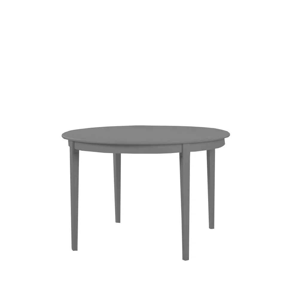 Englesson Stockholm 2.0 matbord runt grå, 3 ilägg | Skandinavisk Design | Matbord | Grå