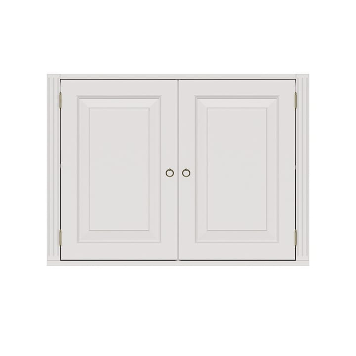 Stockholm modulgarderob whitewash skänk - 2-sektion, 2 dörrar - Englesson