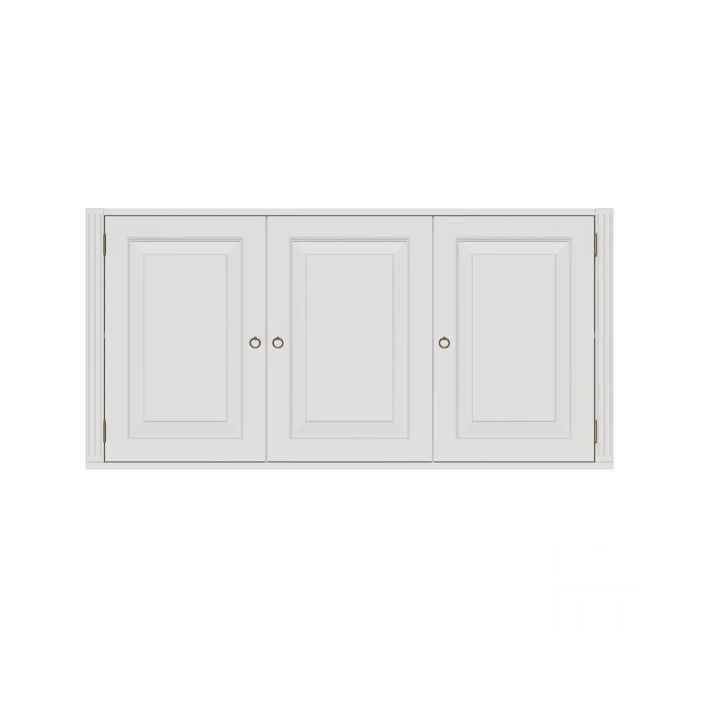 Stockholm modulhylla whitewash skänk, 3 dörrar Englesson