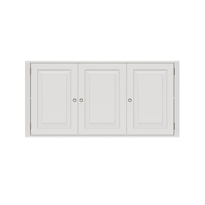 Stockholm modulhylla whitewash skänk - 3 dörrar - Englesson