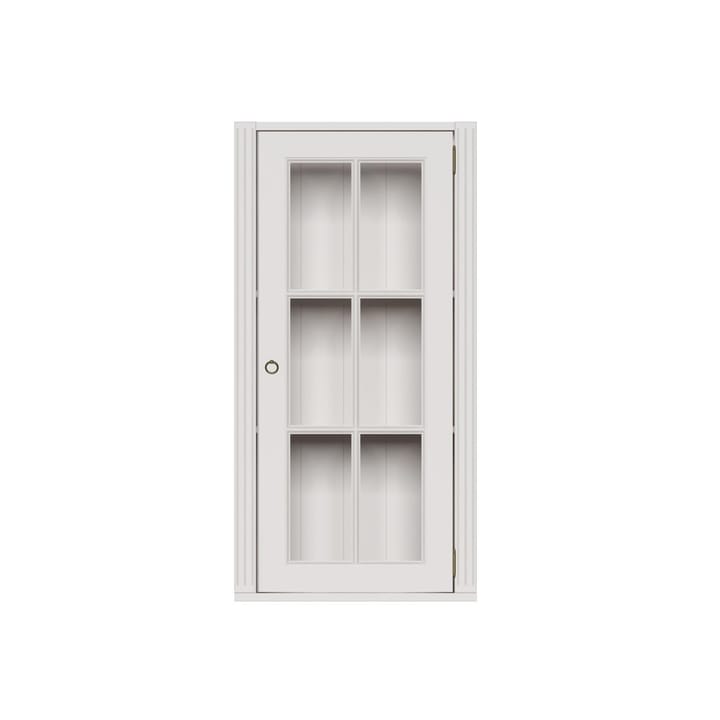 Stockholm modulhylla whitewash vitrin låg - 1 dörr - Englesson