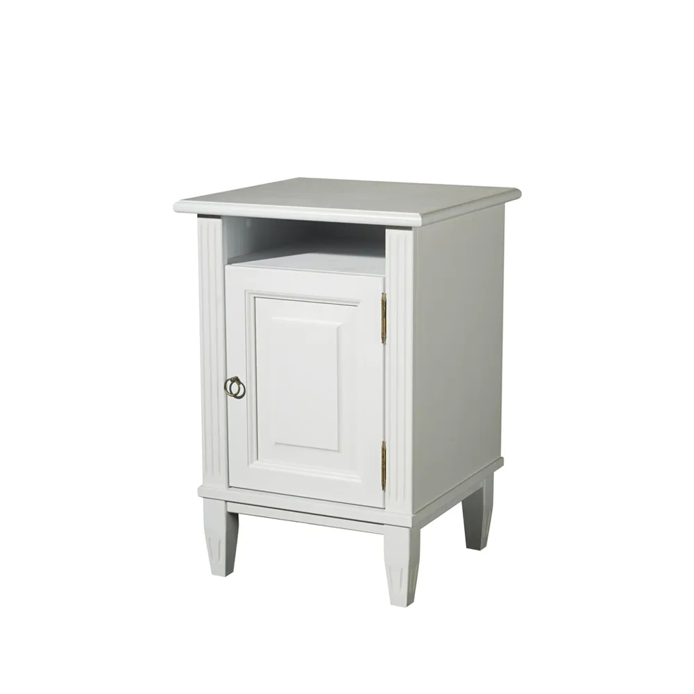 Stockholm sängbord, whitewash, högerhängd Englesson