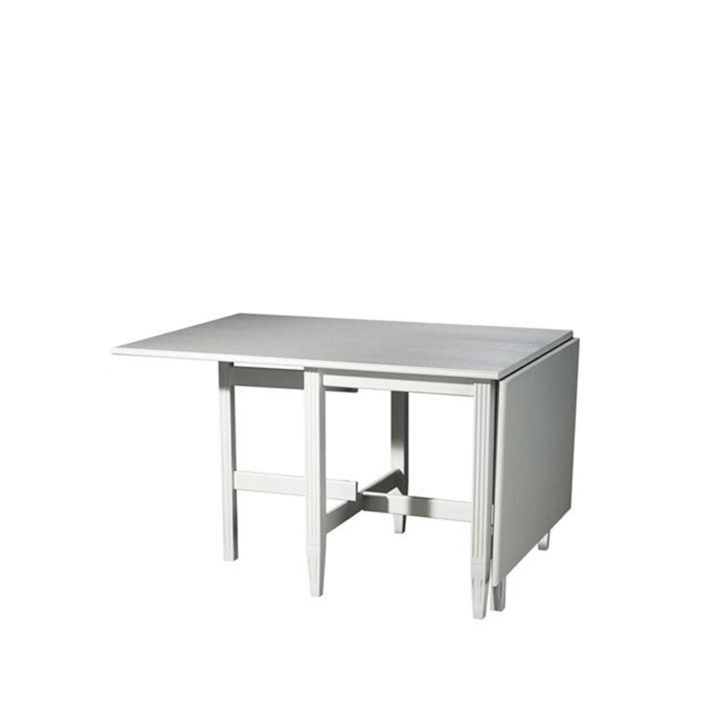 Englesson Stockholm slagbord whitewash, 2 klaffar | Skandinavisk Design | Matbord | Vit