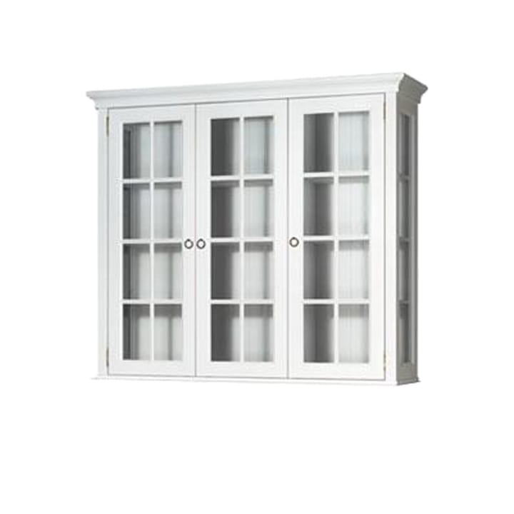 Stockholm vitrin/överskåp - whitewash, glassidor, 3 dörrar - Englesson