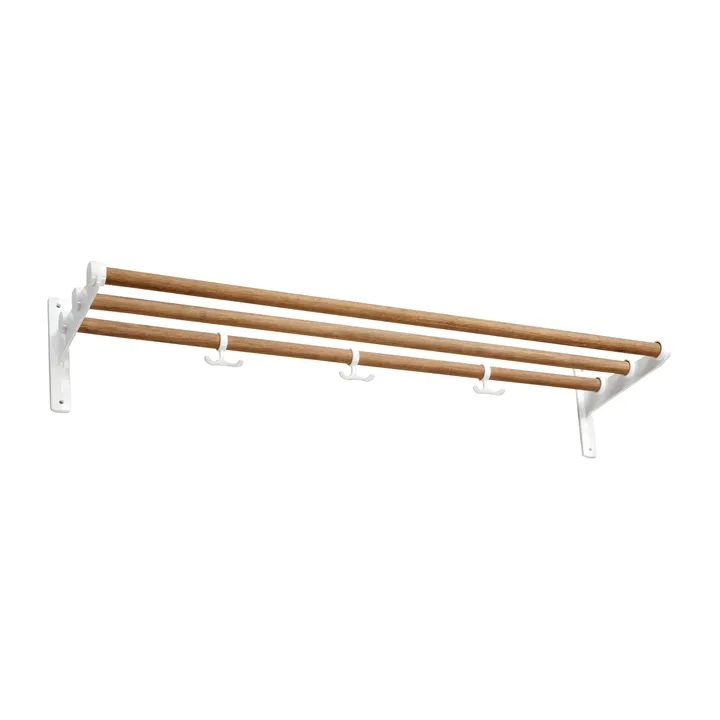 Nostalgi hatt-/skohylla - Bambu-vit - Essem Design