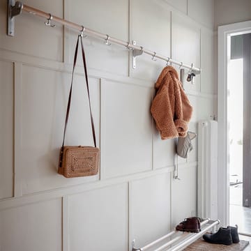 Nostalgi påbyggnad kroklist - ek, svart stativ - Essem Design