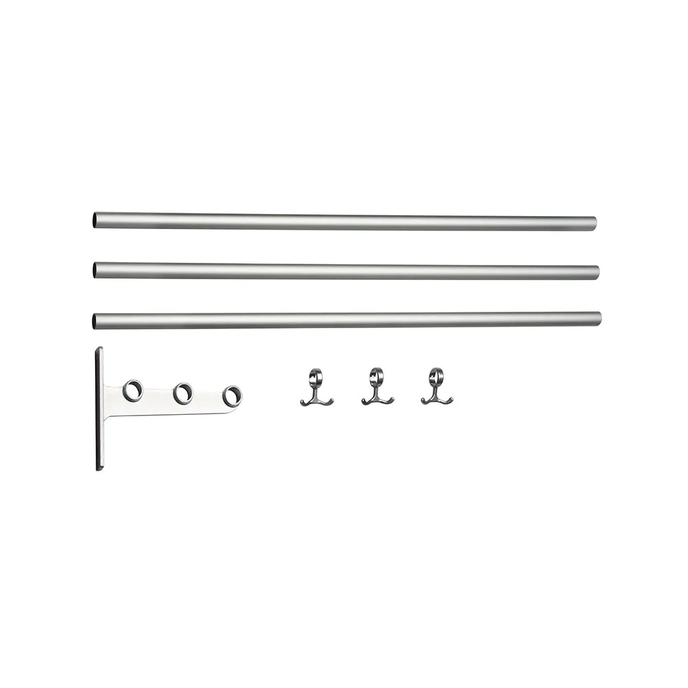 Nostalgi påbyggnad sko- eller hatthylla, aluminium, aluminiumstativ Essem Design