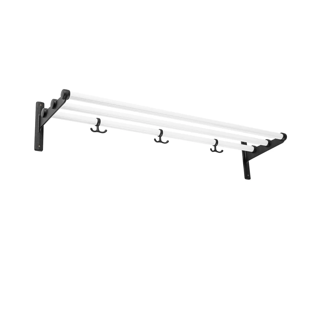 Nostalgi Sko- eller hatthylla, vit, svart stativ Essem Design