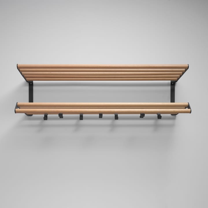 Tamburin hatthylla 100 cm, Ek-svart Essem Design