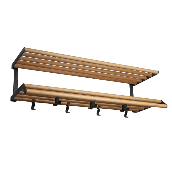 Tamburin hatthylla 60 cm, Ek-svart Essem Design