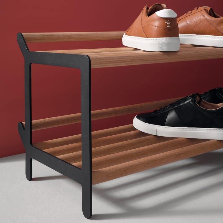 Tamburin skohylla 100 cm, Ek-svart Essem Design