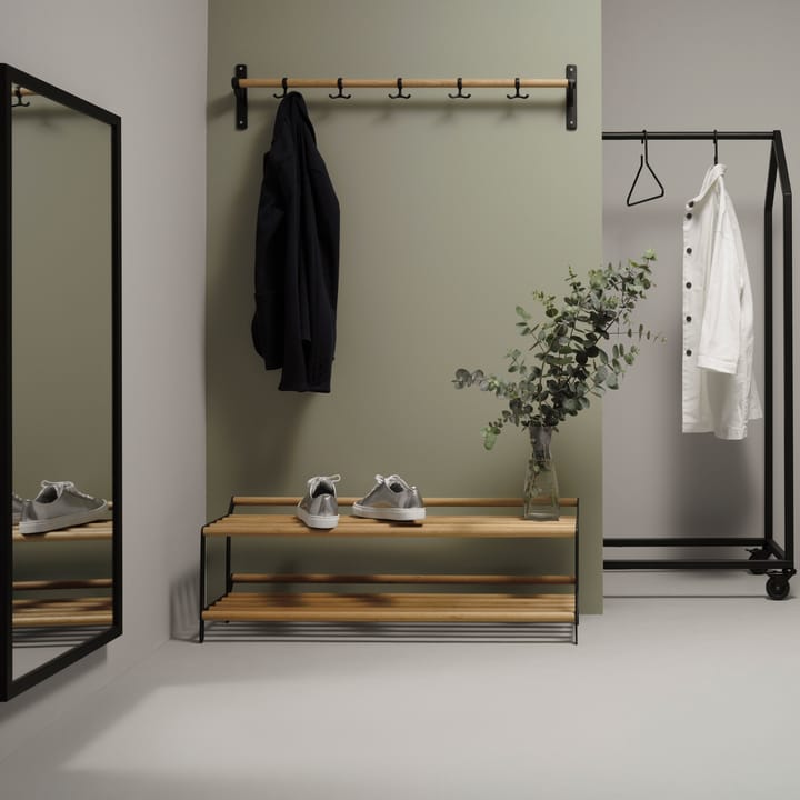 Tamburin skohylla 60 cm, Ek-svart Essem Design