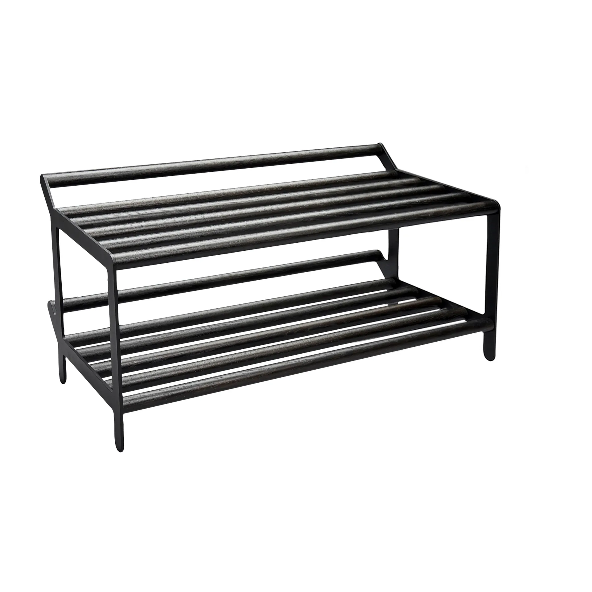 Tamburin skohylla 60 cm, Svartbetsad ek-svart Essem Design