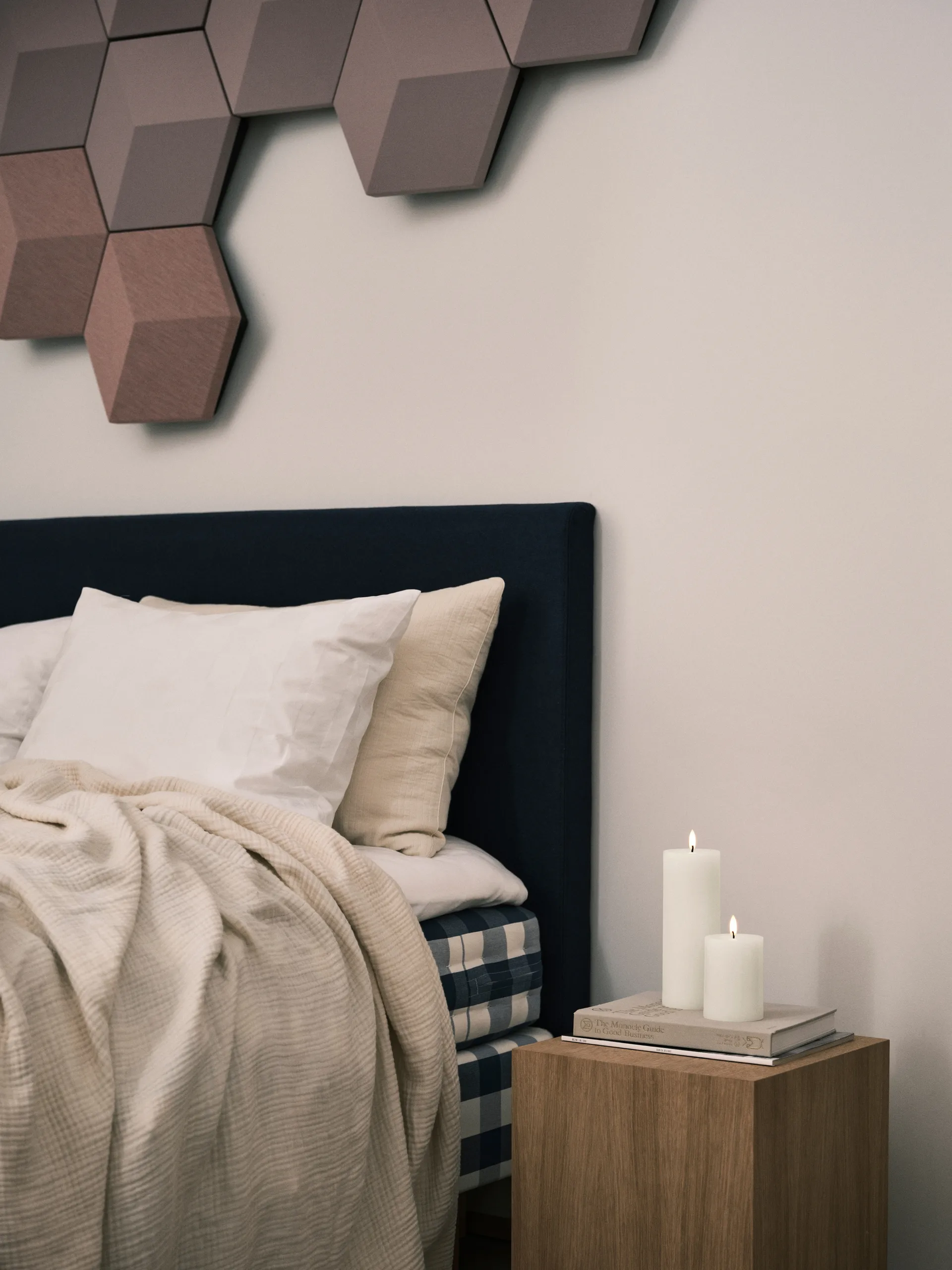 ester & erik blockljus LED, 06 Ivory, 20 cm ester & erik