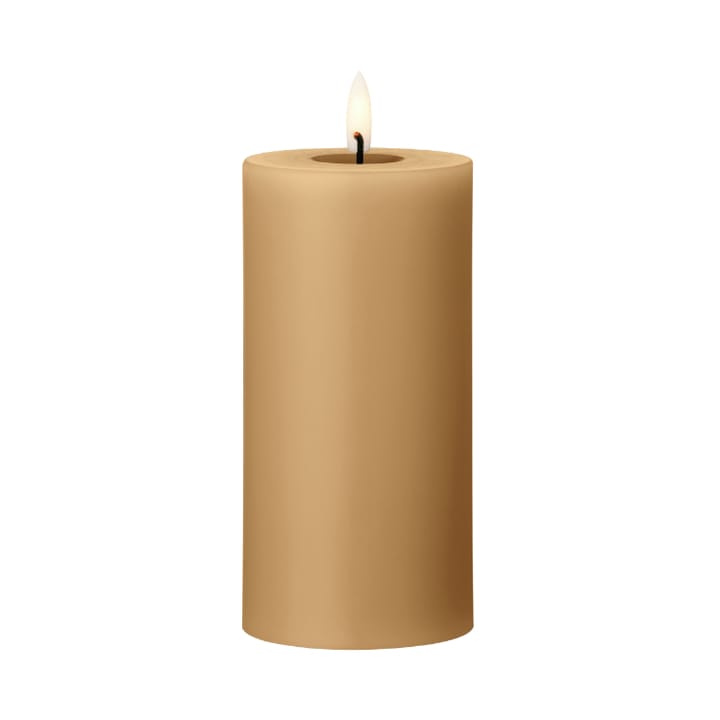 ester & erik blockljus LED - 27 Almond butter, 15 cm - Ester & erik