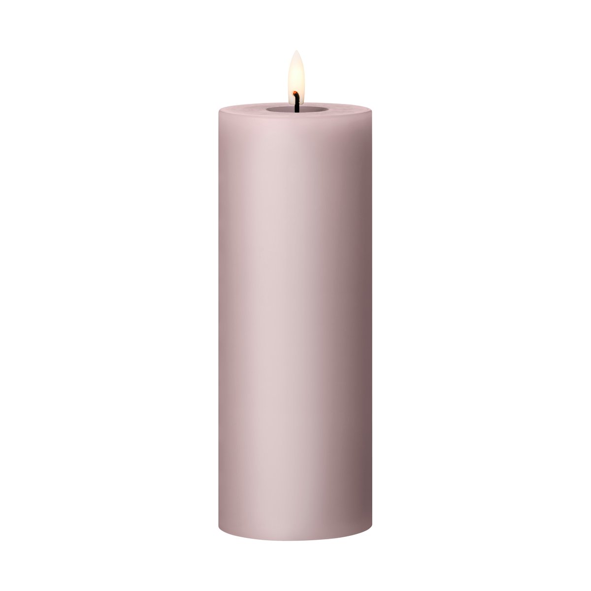 ester & erik blockljus LED 52 Soft Rose, 20 cm | Skandinavisk Design | Ljusslingor & Dekorationsbelysning | Rosa