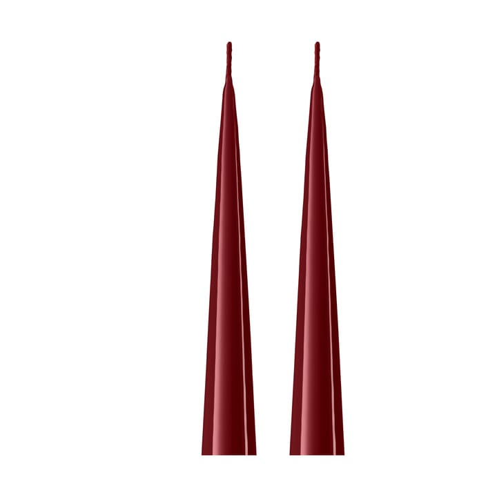 ester & erik konljus 37 cm 2-pack lackad - Deep wine 44/2 - ester & erik