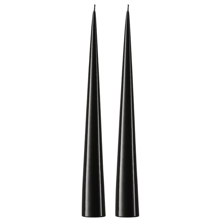 ester & erik konljus 37 cm 2-pack lackad - Raw black 75-0 - ester & erik