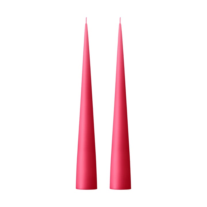 ester & erik konljus 37 cm 2-pack matt - Deep pink 41/2 - Ester & erik