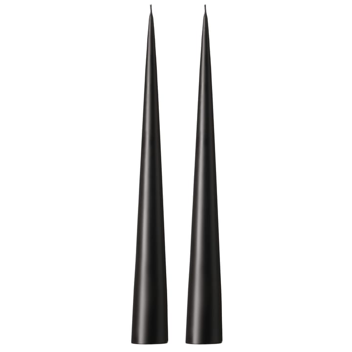 ester & erik konljus 37 cm 2-pack matt - Raw black 75 - Ester & erik