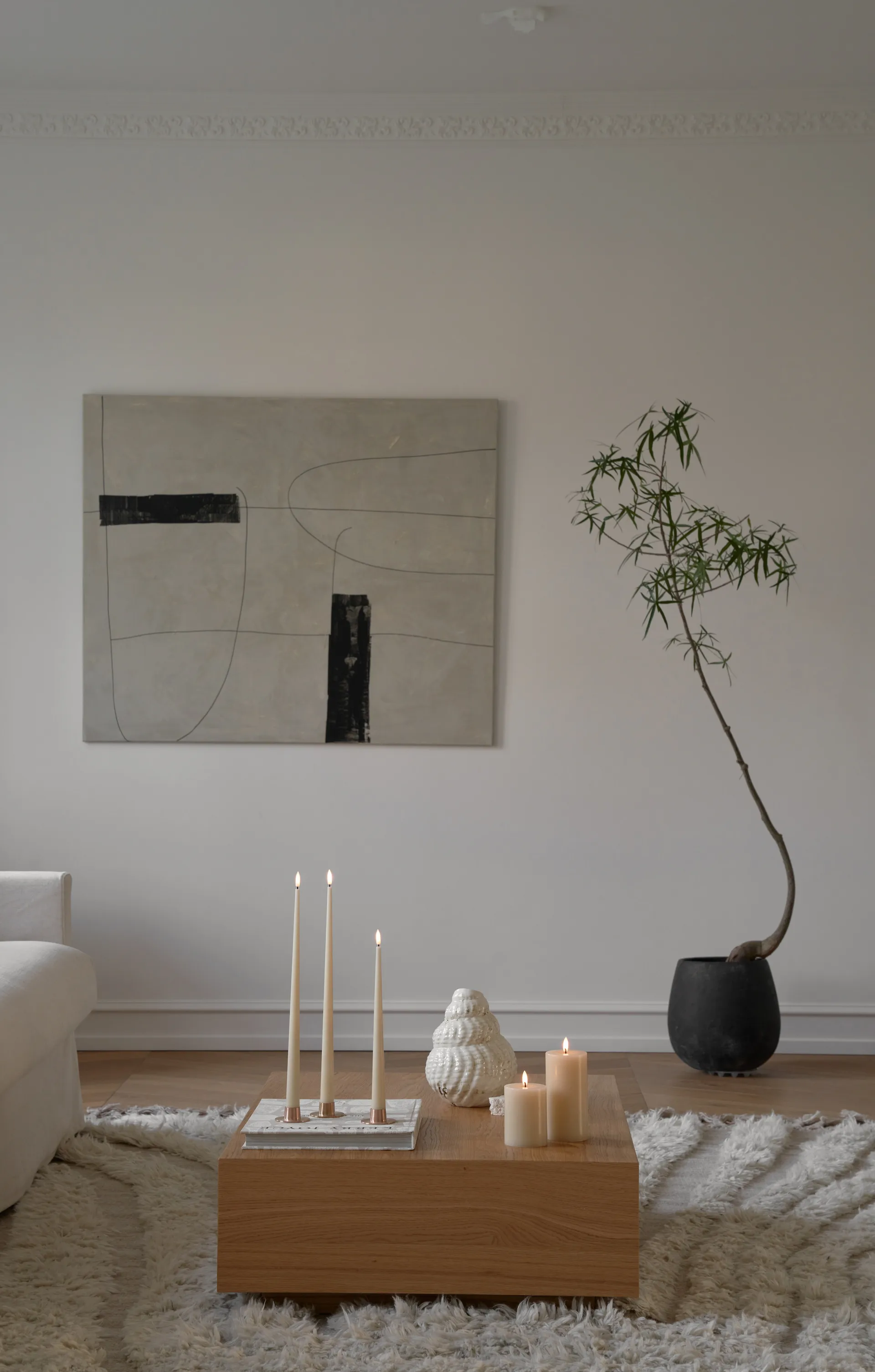 ester & erik kronljus LED 2-pack, 14 Pale ginger, 40 cm ester & erik