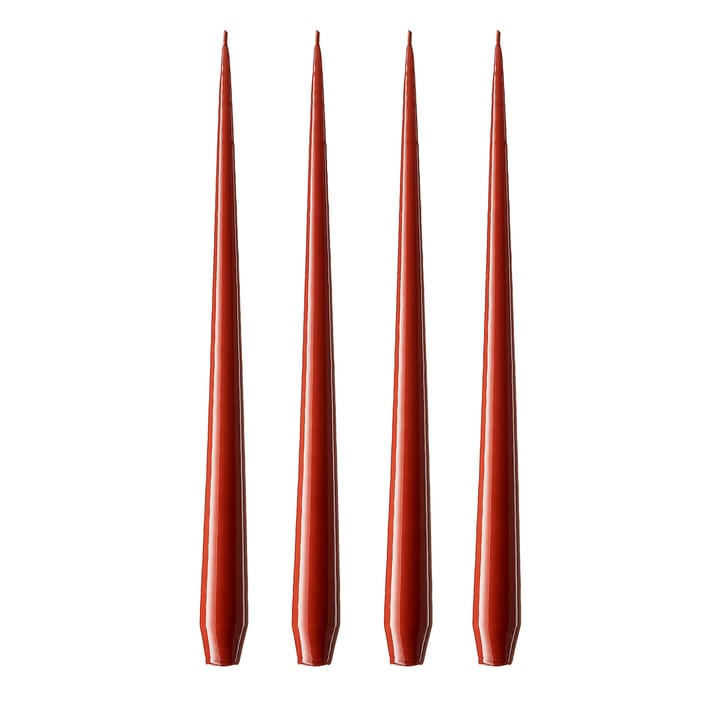 ester & erik ljus 32 cm 4-pack aged rust - Lackad - ester & erik