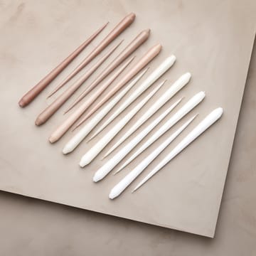 ester & erik ljus 32 cm 4-pack ice latte - matt - ester & erik