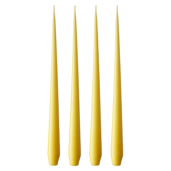 ester & erik ljus 32 cm 4-pack matt - Lemon drop 15 - Ester & erik