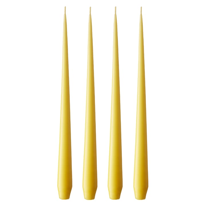 ester & erik ljus 32 cm 4-pack matt - Lemon drop 15 - Ester & erik