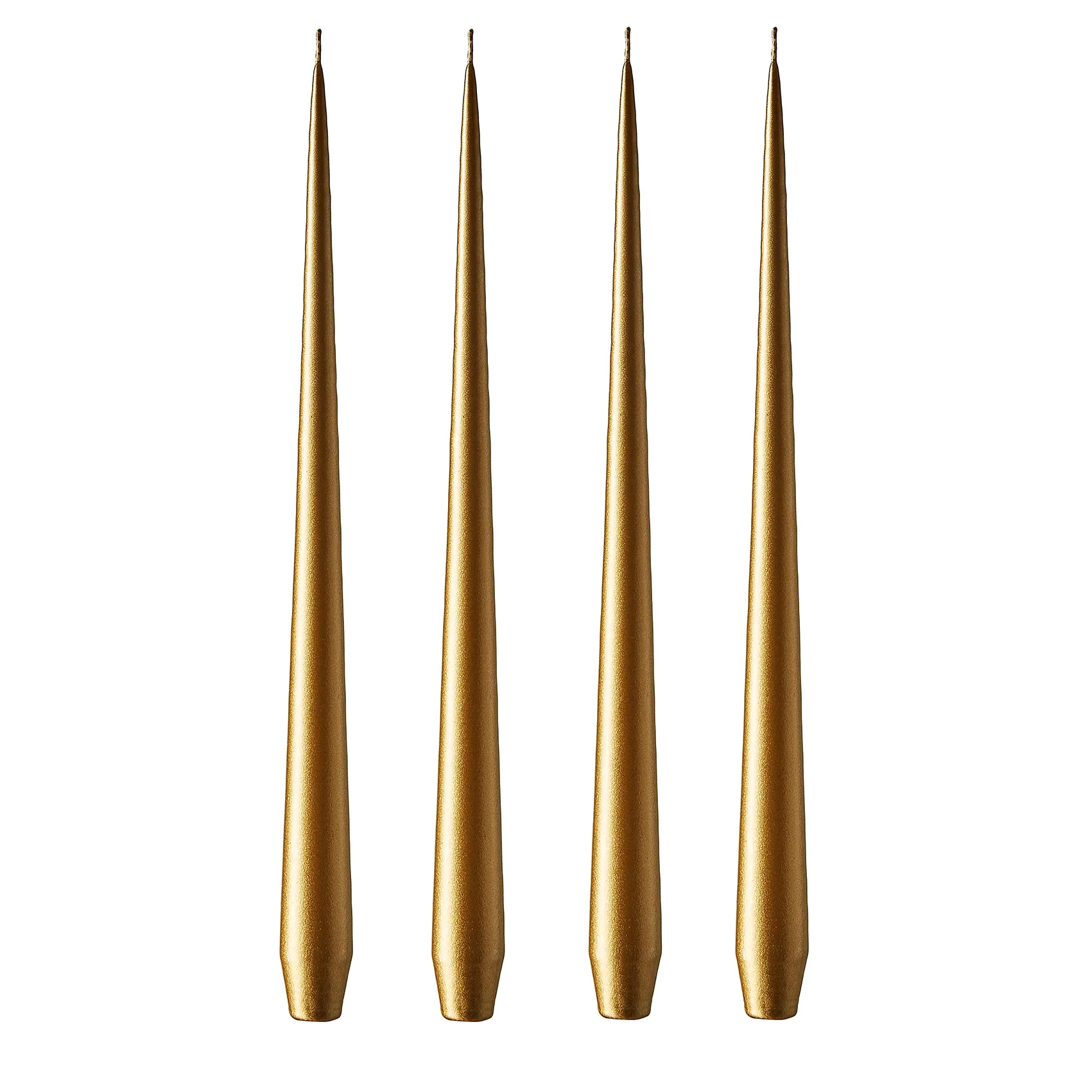 ester & erik ljus 32 cm 4-pack metallic, Gold ester & erik