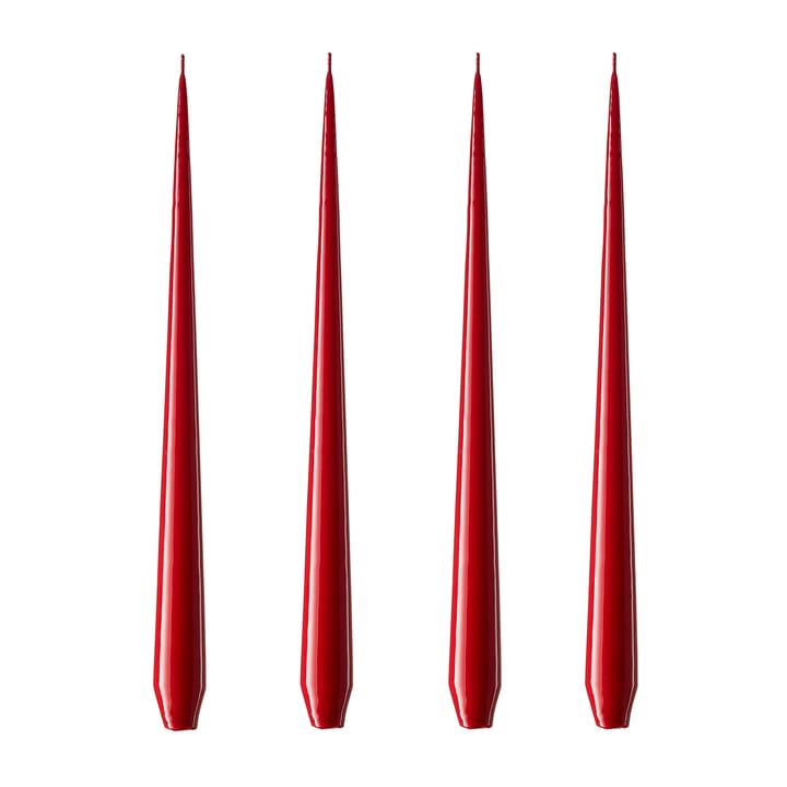 ester & erik ljus 32 cm 4-pack winter berry - lackad - Ester & erik