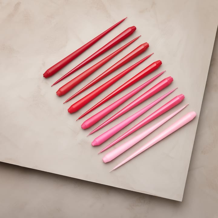 ester & erik ljus 32 cm 4-pack winter berry, lackad ester & erik