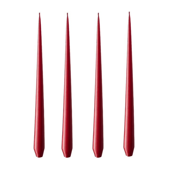 ester & erik ljus 32 cm 4-pack winter berry - matt - Ester & erik