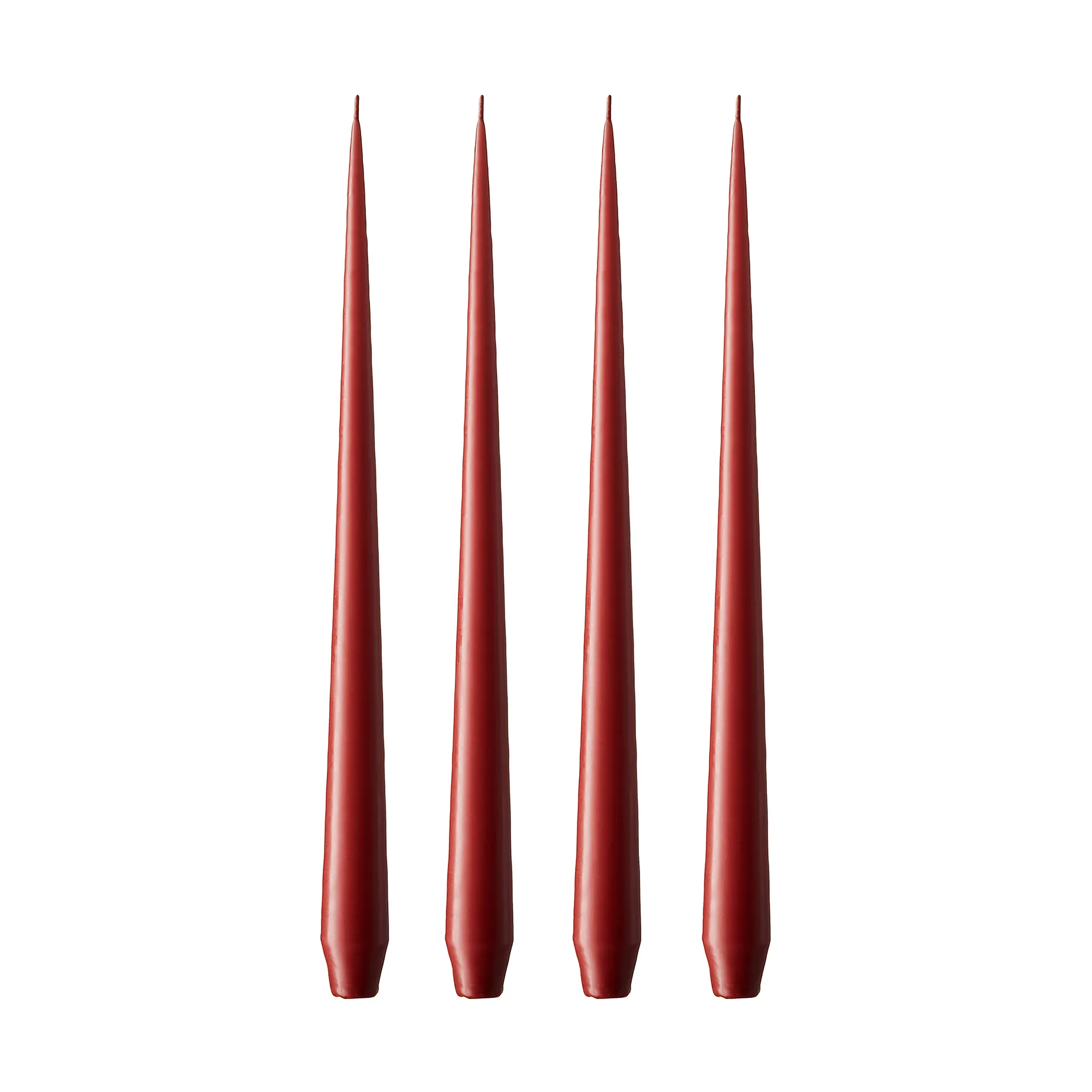 ester & erik ljus 4-pack matt, aged rust, 42 cm ester & erik