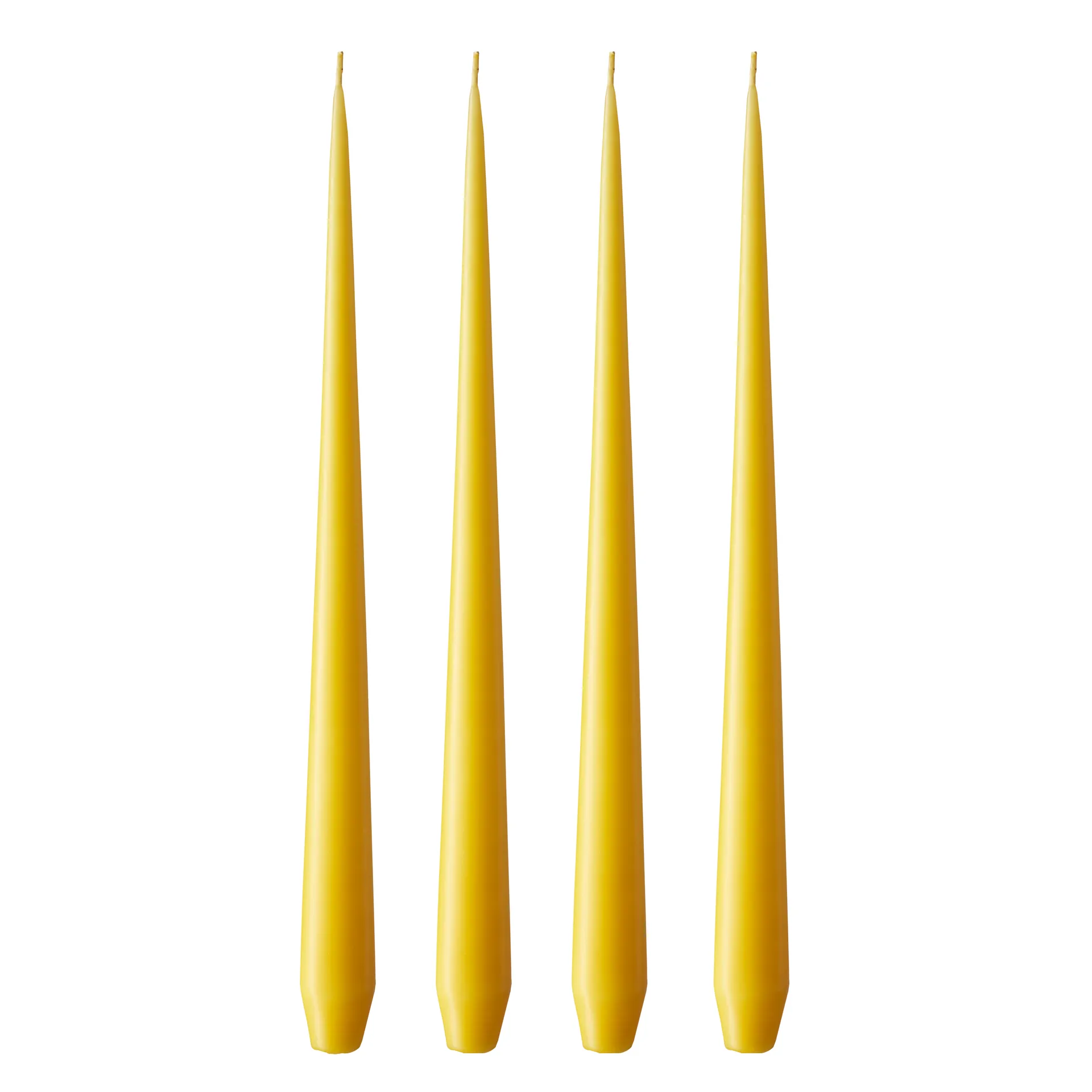 ester & erik ljus 4-pack matt, dark Lemon drop 15/2, 42 cm ester & erik