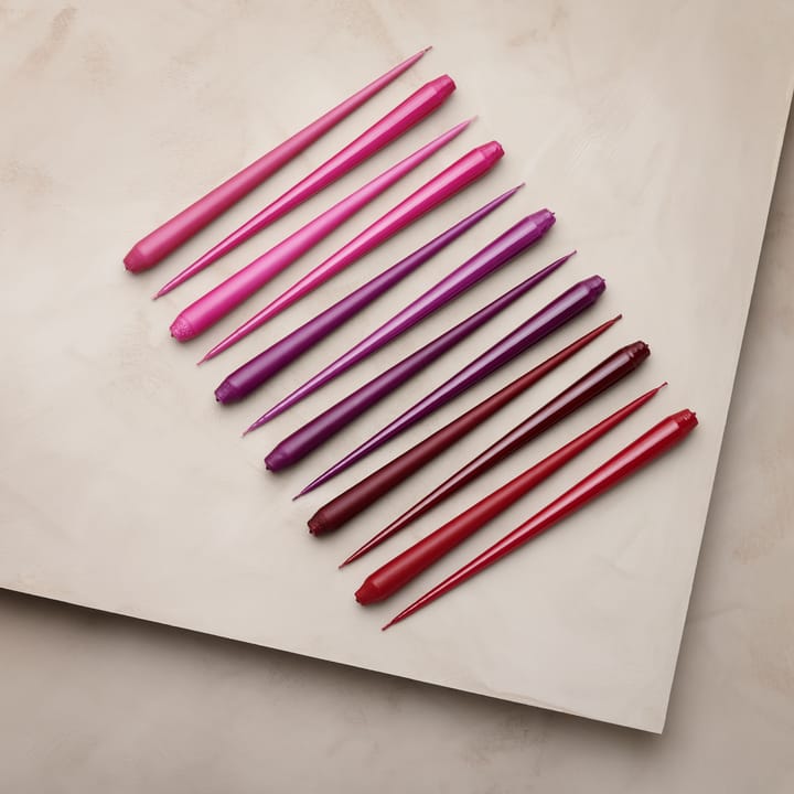 ester & erik ljus 4-pack matt, Deep wine, 32 cm ester & erik