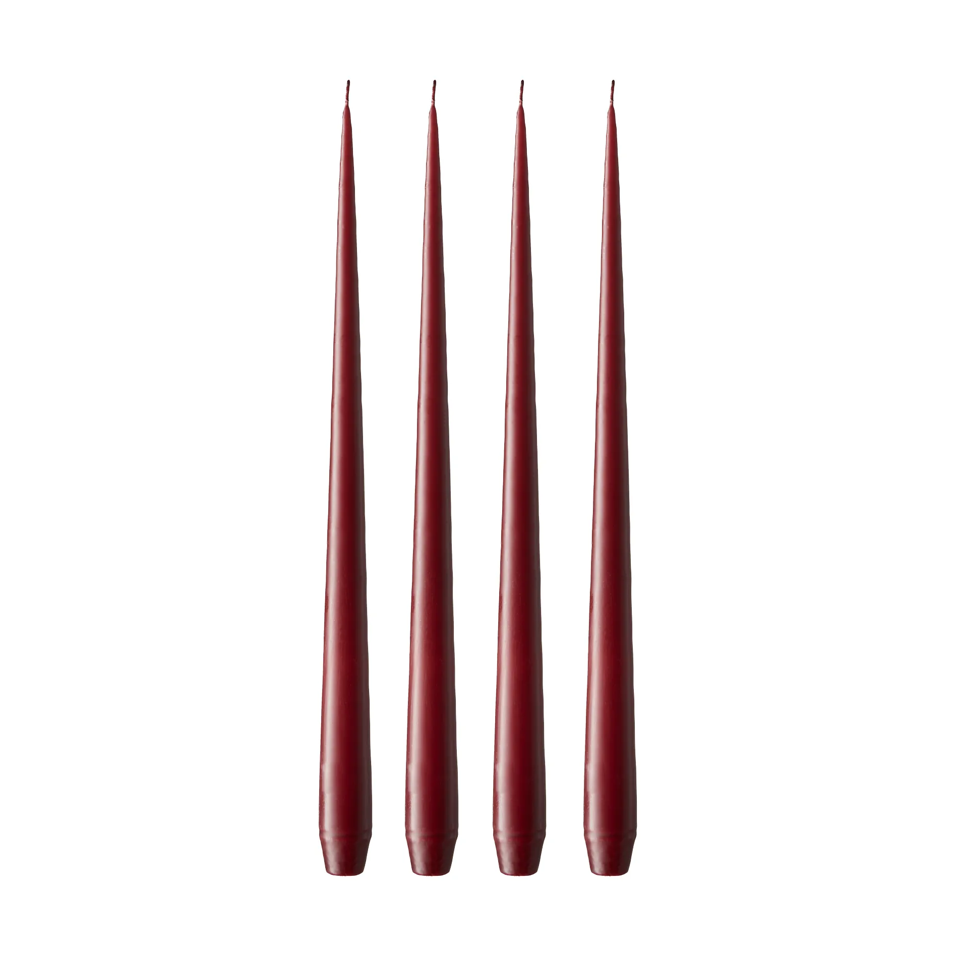 ester & erik ljus 4-pack matt, Deep wine 44/2, 42 cm ester & erik