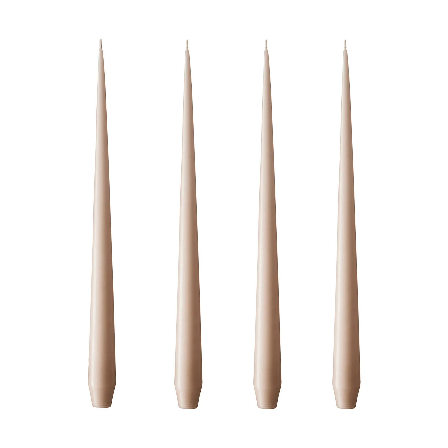ester & erik ljus 4-pack matt, ice latte, 32 cm ester & erik