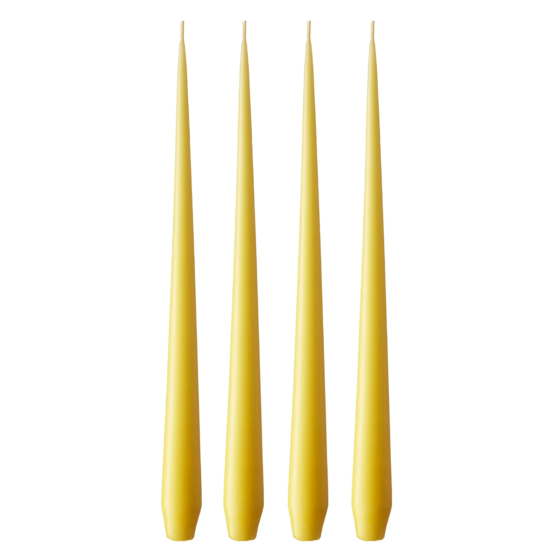 ester & erik ljus 4-pack matt, Lemon drop 15, 42 cm ester & erik
