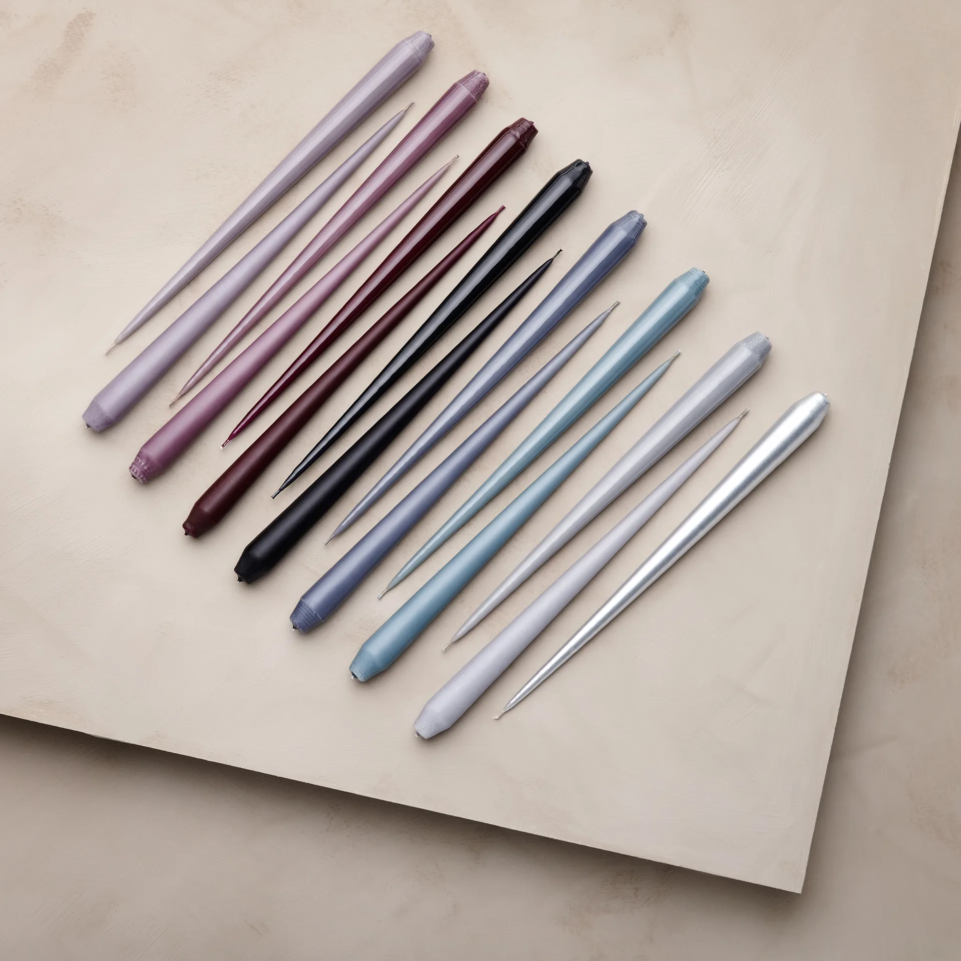 ester & erik ljus 4-pack matt, muted mauve, 32 cm ester & erik