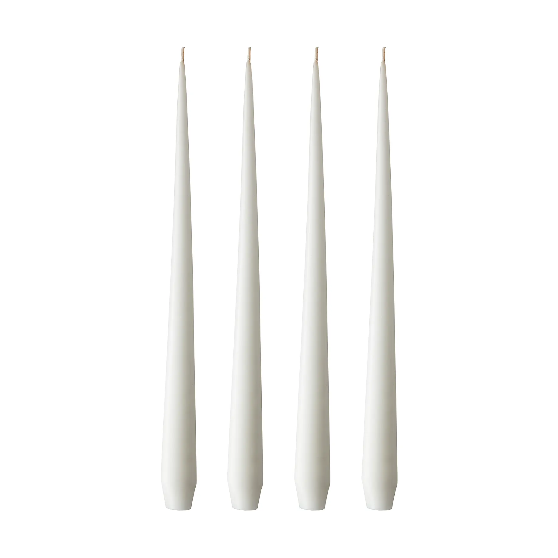 ester & erik ljus 4-pack matt, pure white, 42 cm ester & erik