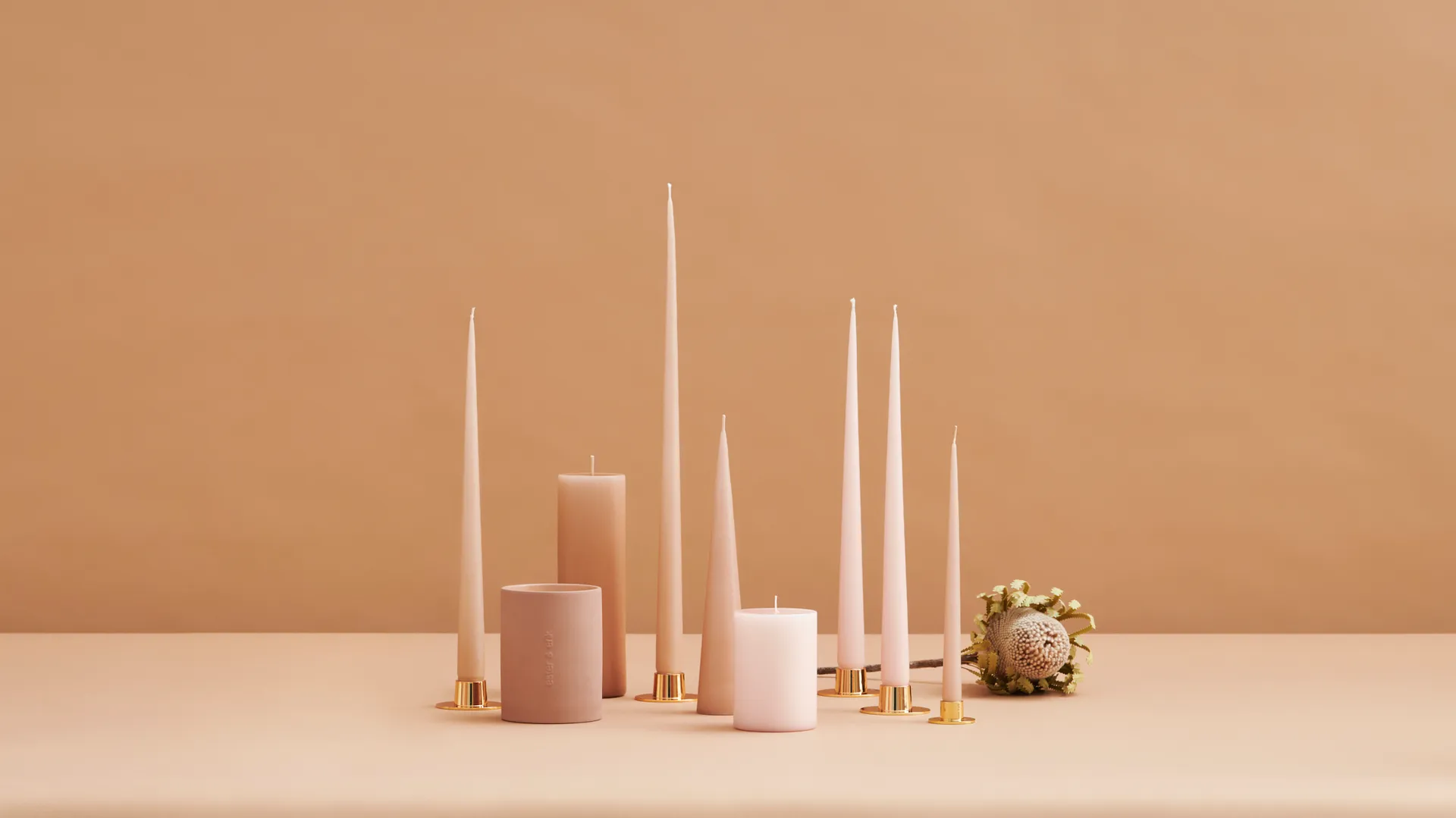 ester & erik ljus 4-pack matt, Rosewater 51, 32 cm ester & erik