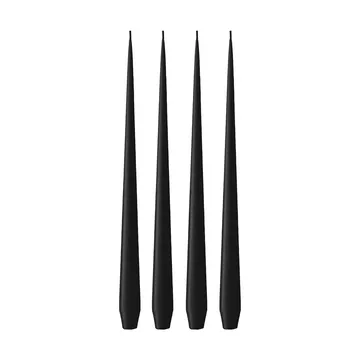 ester & erik ljus 4-pack matt - Velvet matt black 95, 32 cm - ester & erik