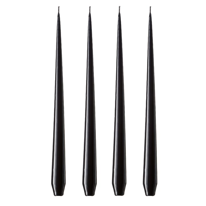 ester & erik ljus 42 cm 4-pack raw black - Lackad - Ester & erik