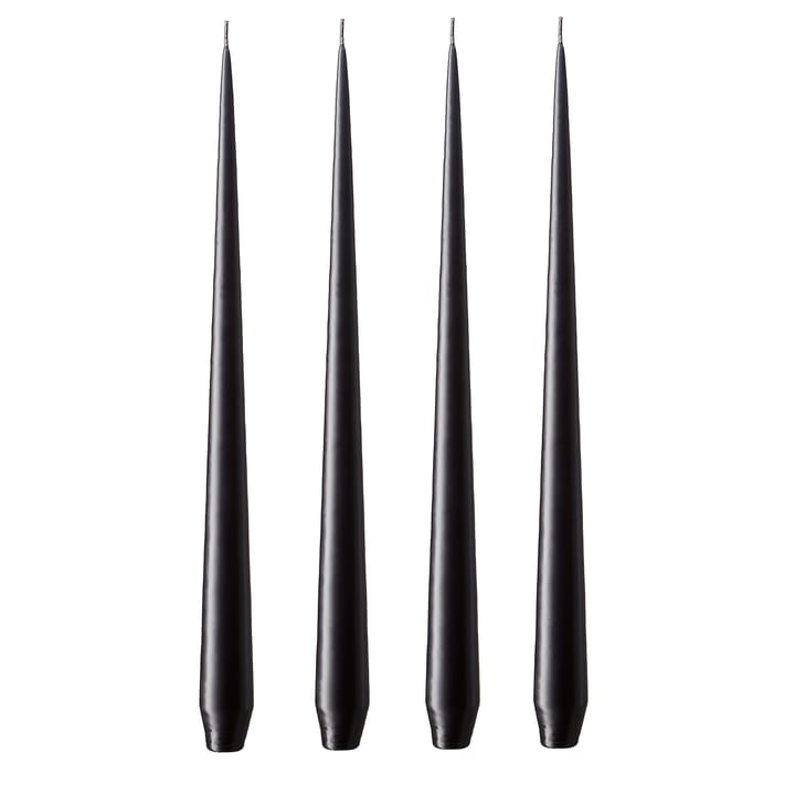ester & erik ljus 42 cm 4-pack raw black - Matt - Ester & erik