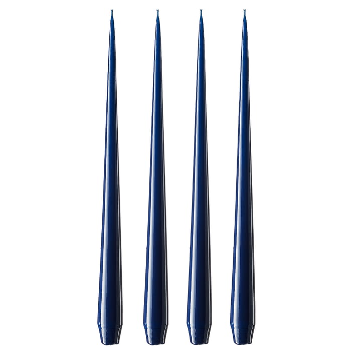 ester & erik ljus 42 cm 4-pack royal navy - Lackad - Ester & erik