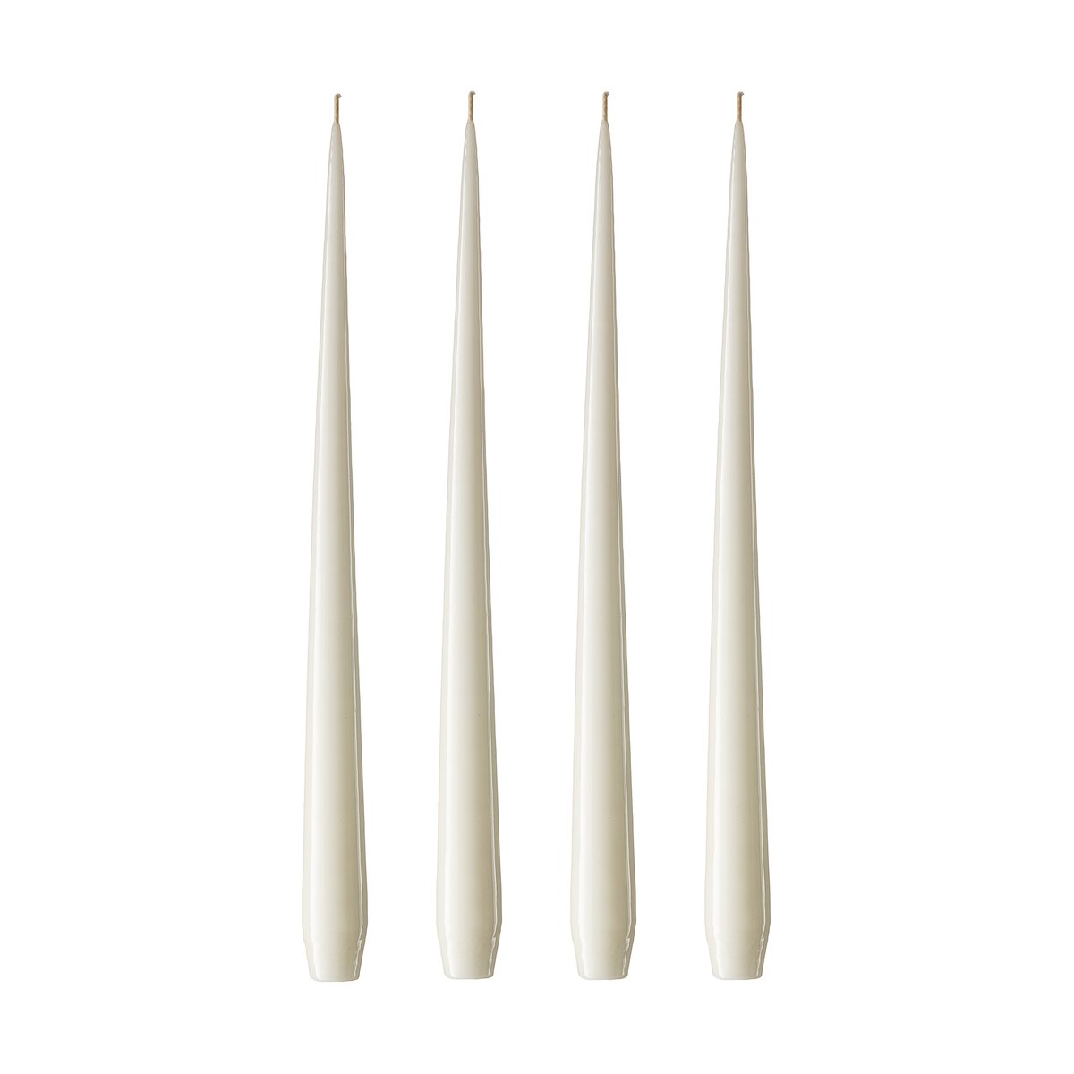 ester & erik ljus lackad 4-pack ivory, 42 cm | Skandinavisk Design | Ljus | Vit